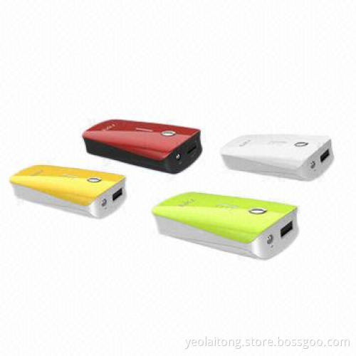 Power bank with 5,200mAh capacity